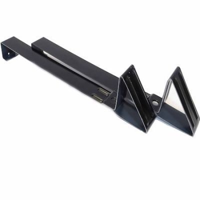 Consola metalica parazapada, BMI, Negru, 340mm x 30 mm
