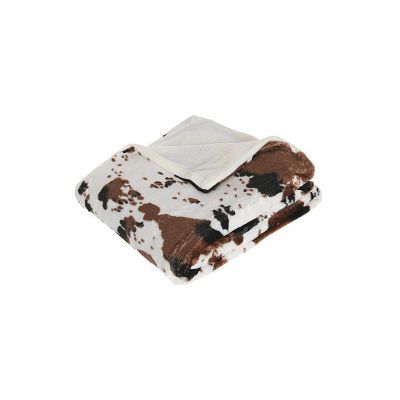 Patura cu imprimeu de vaca 130 x 160 cm 528731141