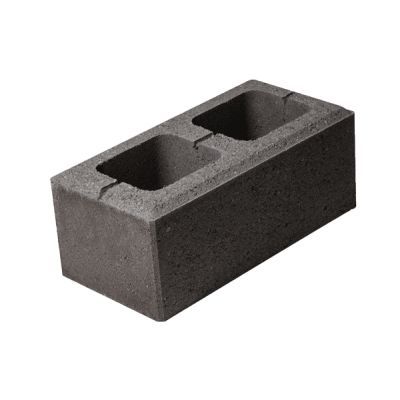 Element gard Petra Robusto 40x20x16 cm, negru