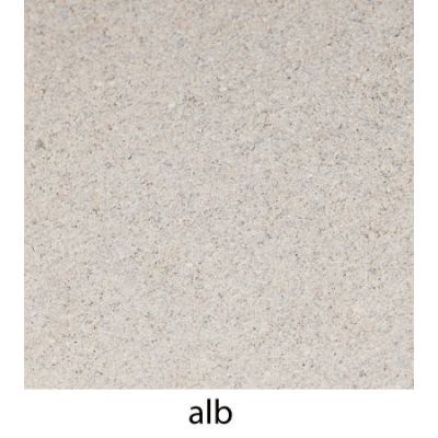 Element gard splitat dublu 48X20X20 alb