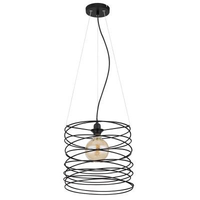 Pendul LAMP METAL BLACK MATT CABLU 350X1280 1XE27 60W 230V 15640H Pendul LAMP METAL BLACK MATT CABLU 350X1280 1XE27 60W 230V 15640H