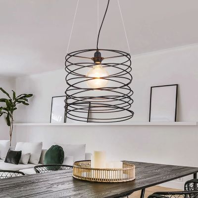 Pendul LAMP METAL BLACK MATT CABLU 350X1280 1XE27 60W 230V 15640H Pendul LAMP METAL BLACK MATT CABLU 350X1280 1XE27 60W 230V 15640H
