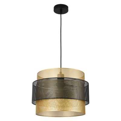 Pendul LETITIA P 1XE27 AURIU+NEGRU LUNUS DLD-H8201P