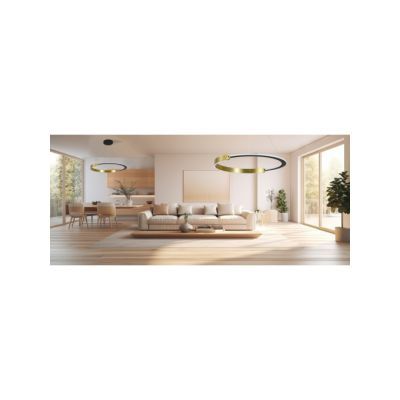 Pendule led carlia auriu+negru 36W 3CCT lunus DLD1002P Pendule led carlia auriu+negru 36W 3CCT lunus DLD1002P