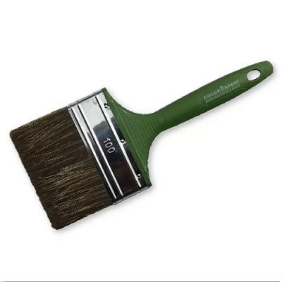 Pensulă lată 100 mm pentru lazuri, duritate 6, mâner plastic