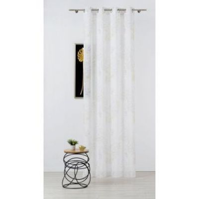 Perdea cristal simplu alb 004
