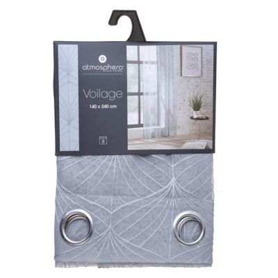 Perdea transparenta brodata 140x240 178580B