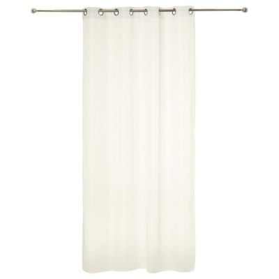 Perdele cu dungi 140 x 240 cm crem 120944A