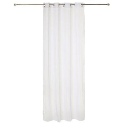 Perdele cu dungi 140 x 240 cm crem 120944A