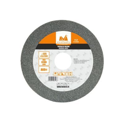 Piatra de polizor gri D:150 mm B:20 mm G:36 Di:20 mm 615003