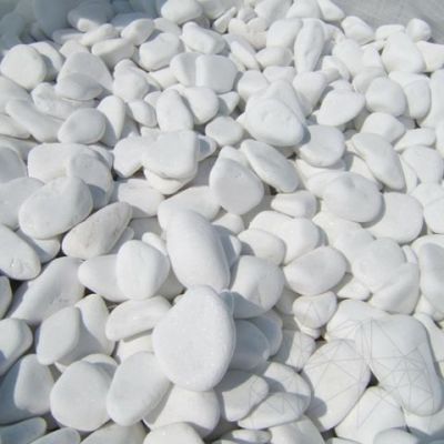 Piatra decorativa marmura alba Thassos 3-6 cm sac 20kg