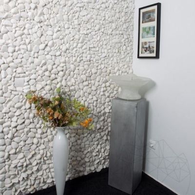 Piatra decorativa marmura alba Thassos 3-6 cm sac 20kg