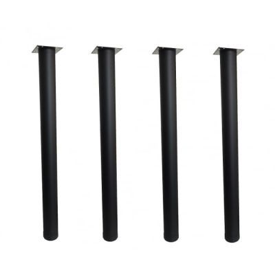 Picior masa FI 60X710 mm 440.26 negru 4BUC/SET 28356