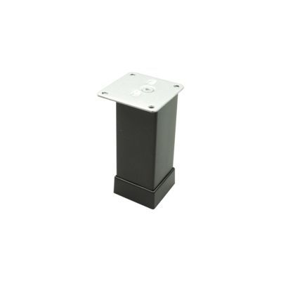 Picior reglabil din aluminiu 40x40x100 negru 46909