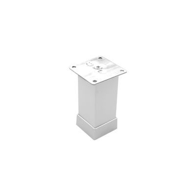 Picior reglabil din aluminiu 40x40x120mm cromat satinat 46911 Picior reglabil din aluminiu 40x40x120mm cromat satinat 46911