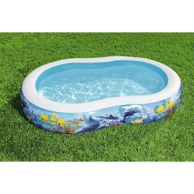 Piscina gonflabila Bestway - Pestisori, 262 x 157 x 46 cm