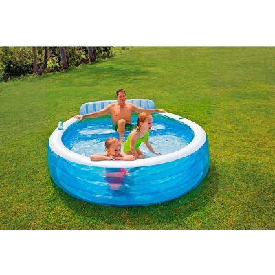 Piscina gonflabila cu sezut 229 x 218 x 79 cm INTEX 57190