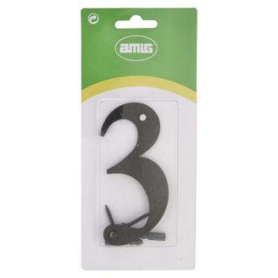 Placuta numarul 3 negru 9860