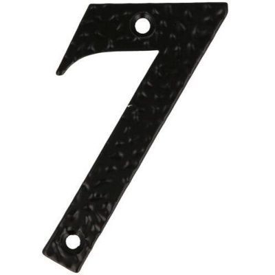 Placuta numarul 7 negru 9864