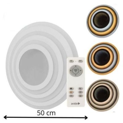Plafoniera 76W (38+38) cu telecomanda RF design noah avide Plafoniera 76W (38+38) cu telecomanda RF design noah avide