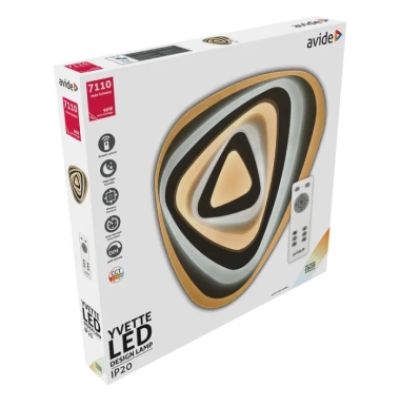 Plafoniera 90W 45+45 cu telecomanda RF Design Yvette ADO3S-YV-2.4G