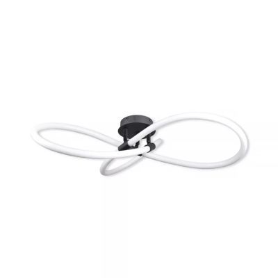 Plafoniera FIORA PL3, 3000K/4500K/6500K, IP20, 220-240V, negru, metal KL151098