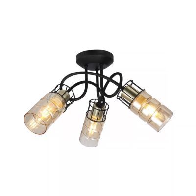 Plafoniera IDEAL 3, IP20, 220-240V, E14, H 20 x ? 39 cm, negru, alama, metal KL140000 Plafoniera IDEAL 3, IP20, 220-240V, E14, H 20 x ? 39 cm, negru, alama, metal KL140000