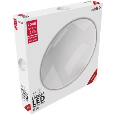 Plafoniera LED 24 w 375*70mm WW 3000K Larissa Avide Oyster