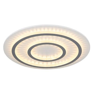 Plafoniera LED reglabila 60W/230V, 3000-6500K, ? 55 cm, alba, cu telecomanda
