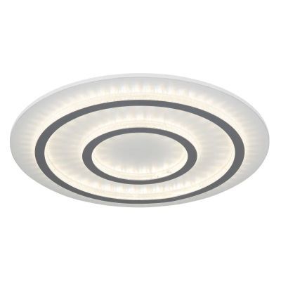 Plafoniera LED reglabila 60W/230V, 3000-6500K, ? 55 cm, alba, cu telecomanda