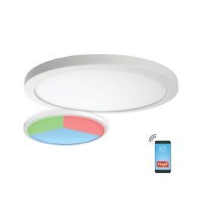 Plafoniera NEBULA 18W, 3000/6500 K,IP20, 220-240V, H 1,7 x ? 22,5 cm, alb KL151080