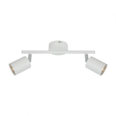 Plafoniera SPIKE 2-W, IP20, 220-240V, GU10, H 15,5 x L 30 x W 8 cm, alb, metal KL162013