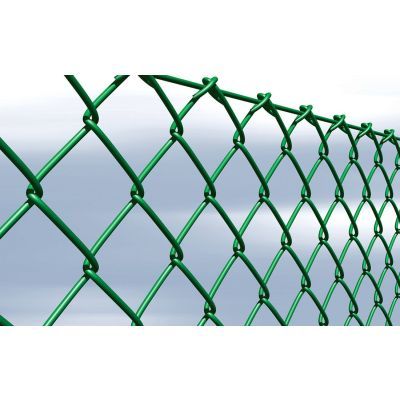 Plasa impletita PVC, diametru 2.5, 150H, 25m, P6x6, verde
