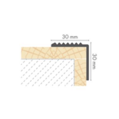 PM8781 PROFIL AL.PT.SCARA AG 30*30MM/100CM MF