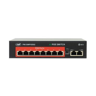 PNI-SWPOE82 Switch POE PNI SWPOE82 cu 8 portruri POE si 2 porturi 100MBPS