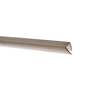 Profil policarbonat U, bronz, 8mm, 2.1m/buc