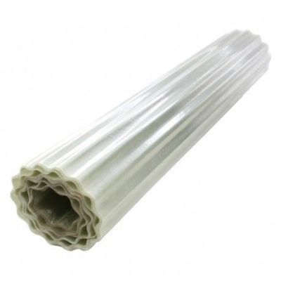 Rulou poliester ondulat, transparent, 100m, 30ml/sul