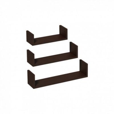 Set de rafturi wenge 67114