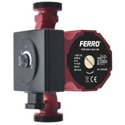 Pompa recirculare Ferro 25-80-180 clasa a GPA II 0605w