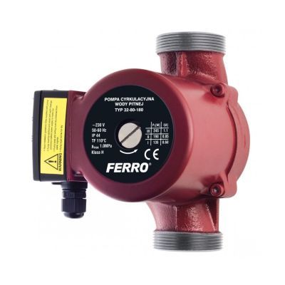 POMPA RECIRCULARE FERRO 32-80-180 0401W