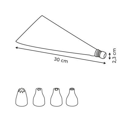 Pos pentru ornat cu 4 capete 151094