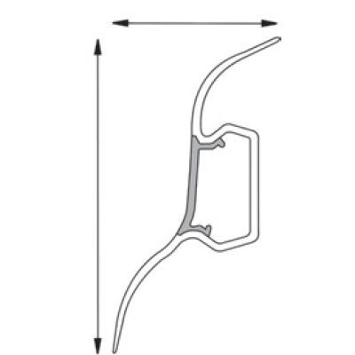 PP55M-0-823 Plinta cu canal oak holm 2.5ml PP55M-0-823 Plinta cu canal oak holm 2.5ml