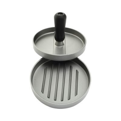 Presa burger metalica,neaderenta,din aluminiu turnat,cu maner din plastic,diam de 12 cm 13710