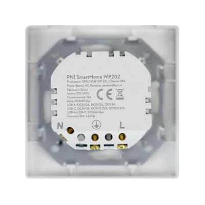 Priza inteligenta wifi montaj ingropat PNI-WP202
