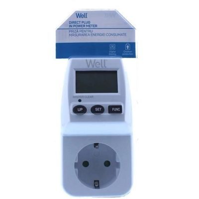 Priza pentru masurarea energiei consumate, Well resigilat ADS-ELPM-02-WL