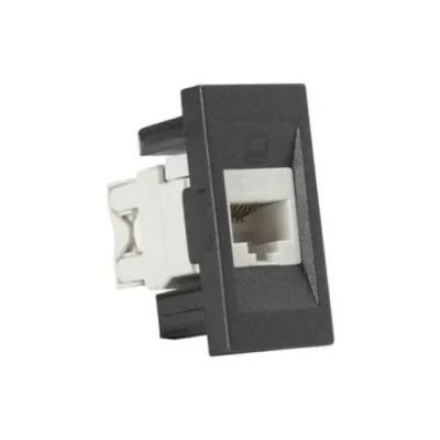 Priza UTP CAT6e antracit mat 1m EL74865
