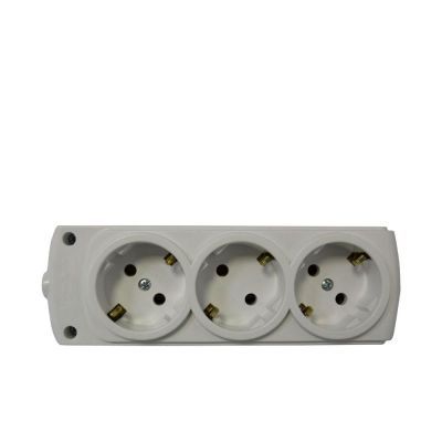Priza tripla pt CP capac Antigron OFF Fume A10025