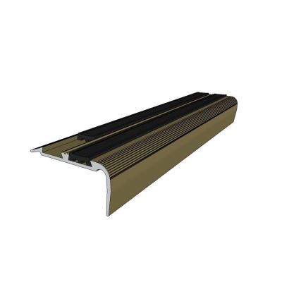 Profil al.ptr trepte cu antiderapant auriu-270cm