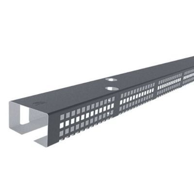 Profil de streasina ventilatie, BUDMAT, LSW D-MATT 9005, 50x31mm, 1200mm