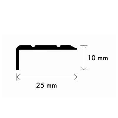 Profil pt trepte AG 3M-AUTOADEZIV S46ag3m/aut